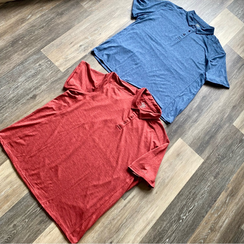 BUNDLE SET TWO G.H. Bass & Co. Polo Shirts. Lot of two.